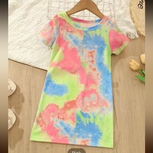 Girls TyeDye T shirt dress size 7/8
